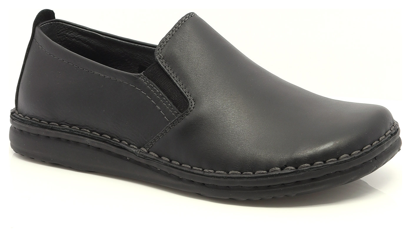PANTOUFLE FERMÉE INTÉRIEUR EN CUIR-89775