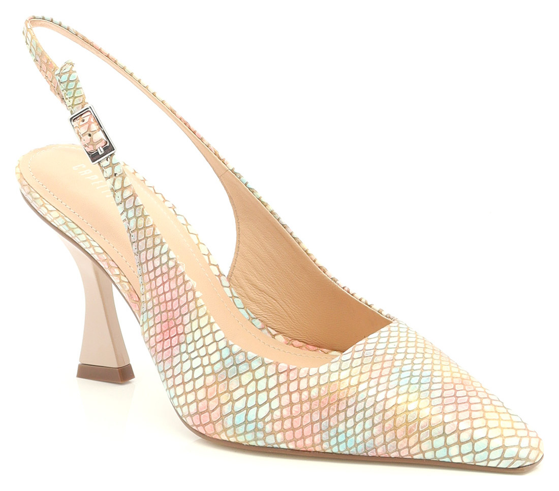 ESCARPIN TALON OUVERT À TALON DE 8 CM-90370