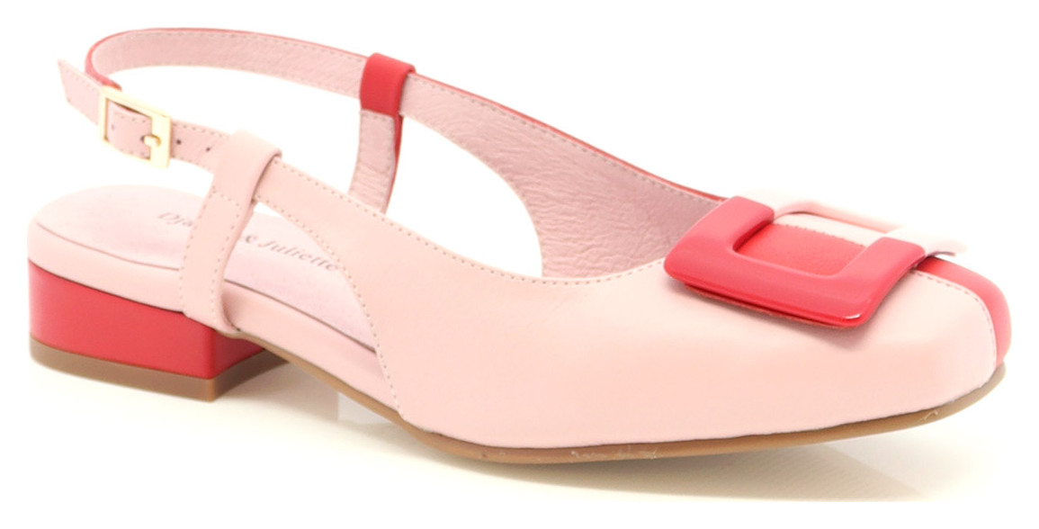 ESCARPIN OUVERT TALON BAS-90502