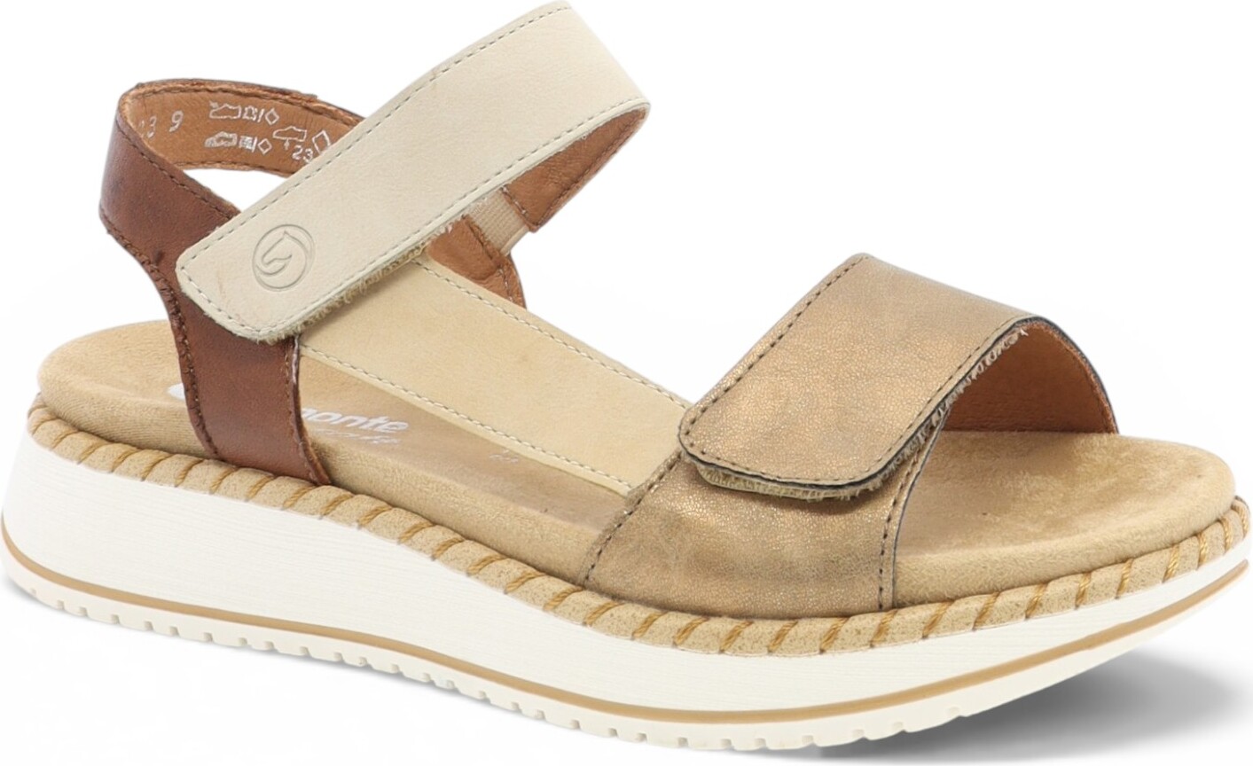 SANDALE AVEC COURROIE A VELCRO-90991