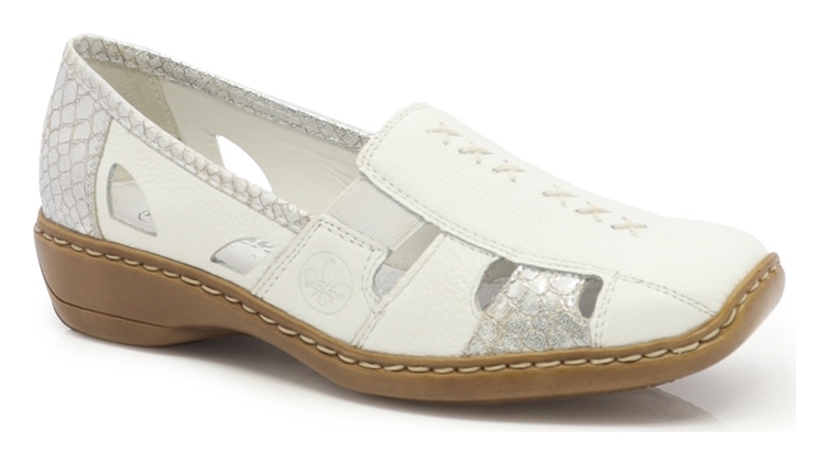 SOULIER AJOURÉ AVEC ÉLASTIQUES-91016