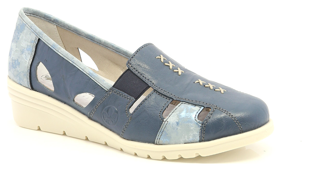 SOULIER AJOURÉ AVEC ÉLASTIQUES-91048