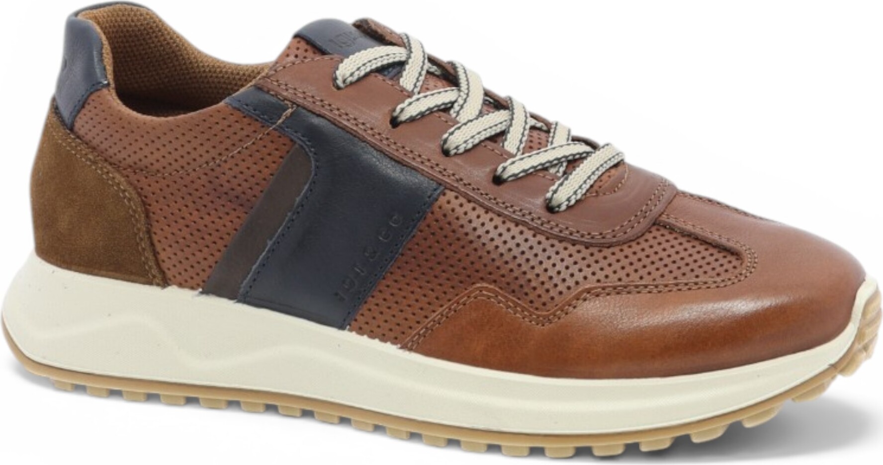 Sporty Leather Lace-Up Shoe | Made by Krisbut