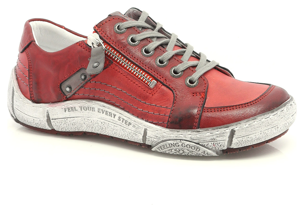 Sporty Leather Lace-Up Shoe | Made by Krisbut
