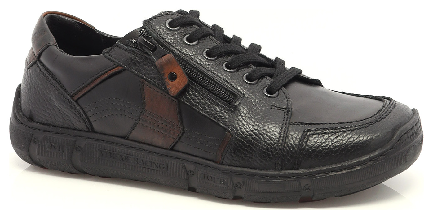 Sporty Leather Lace-Up Shoe | Made by Krisbut