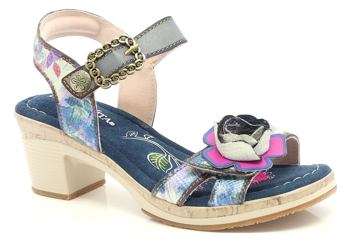 SANDALE SUR TALON BLOC-91658