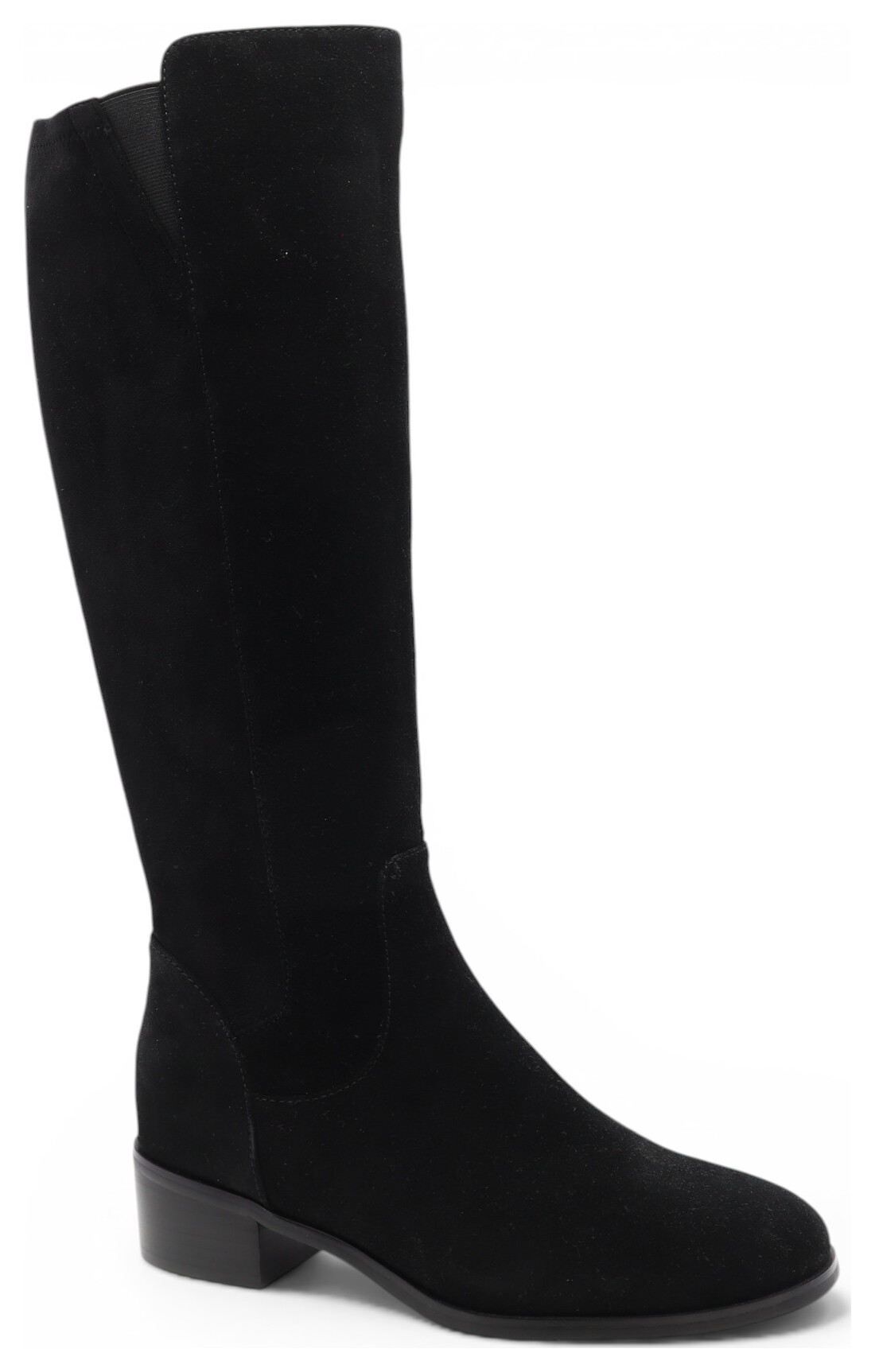BOTTE 15 PO DOUBLÉE VELOUR À TALON BLOC-92534