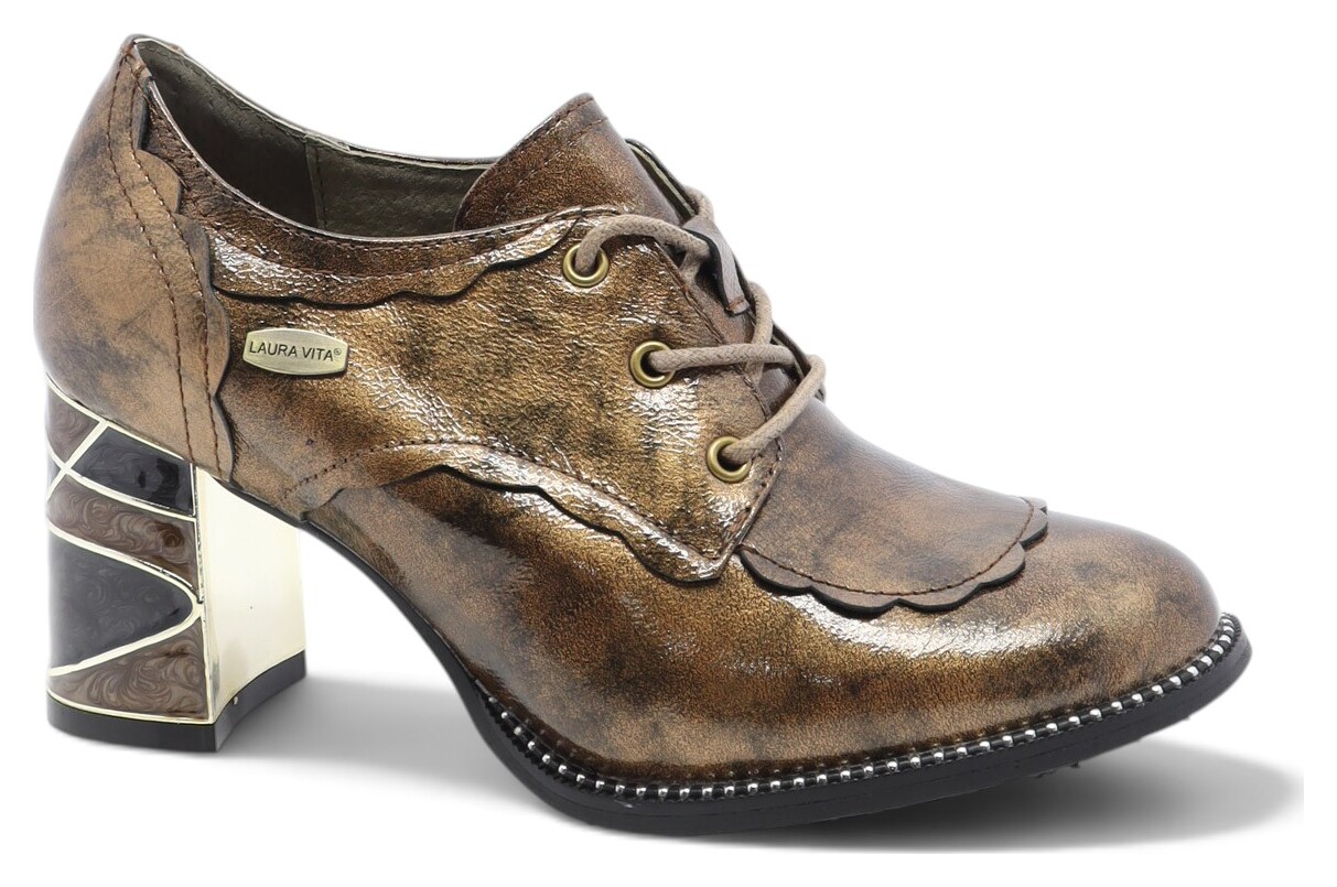 SOULIER LACÉ À TALON-92768