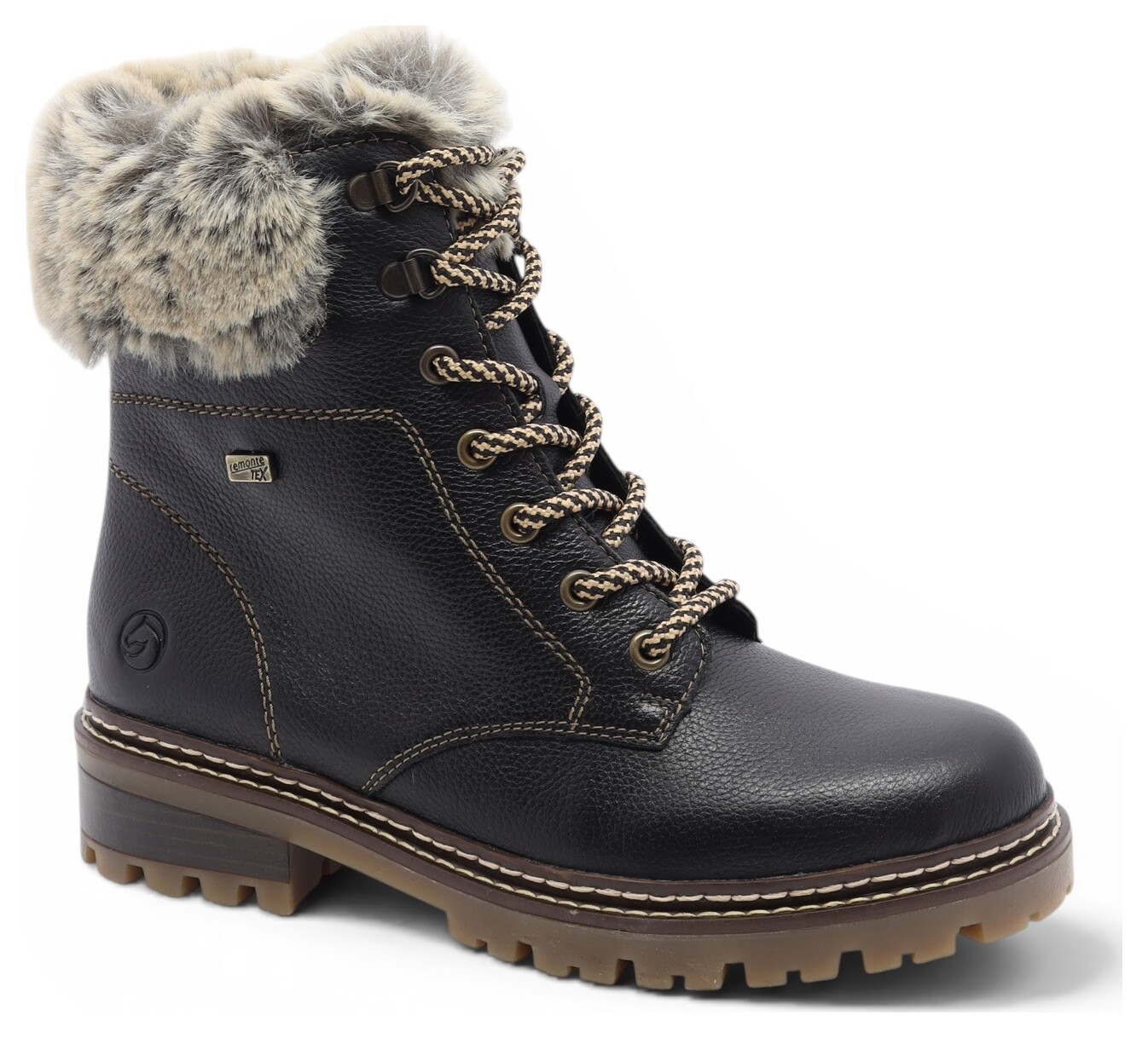 BOTTE LACÉE, DOUBLÉE EN LAINE ET IMPERMÉ-93107