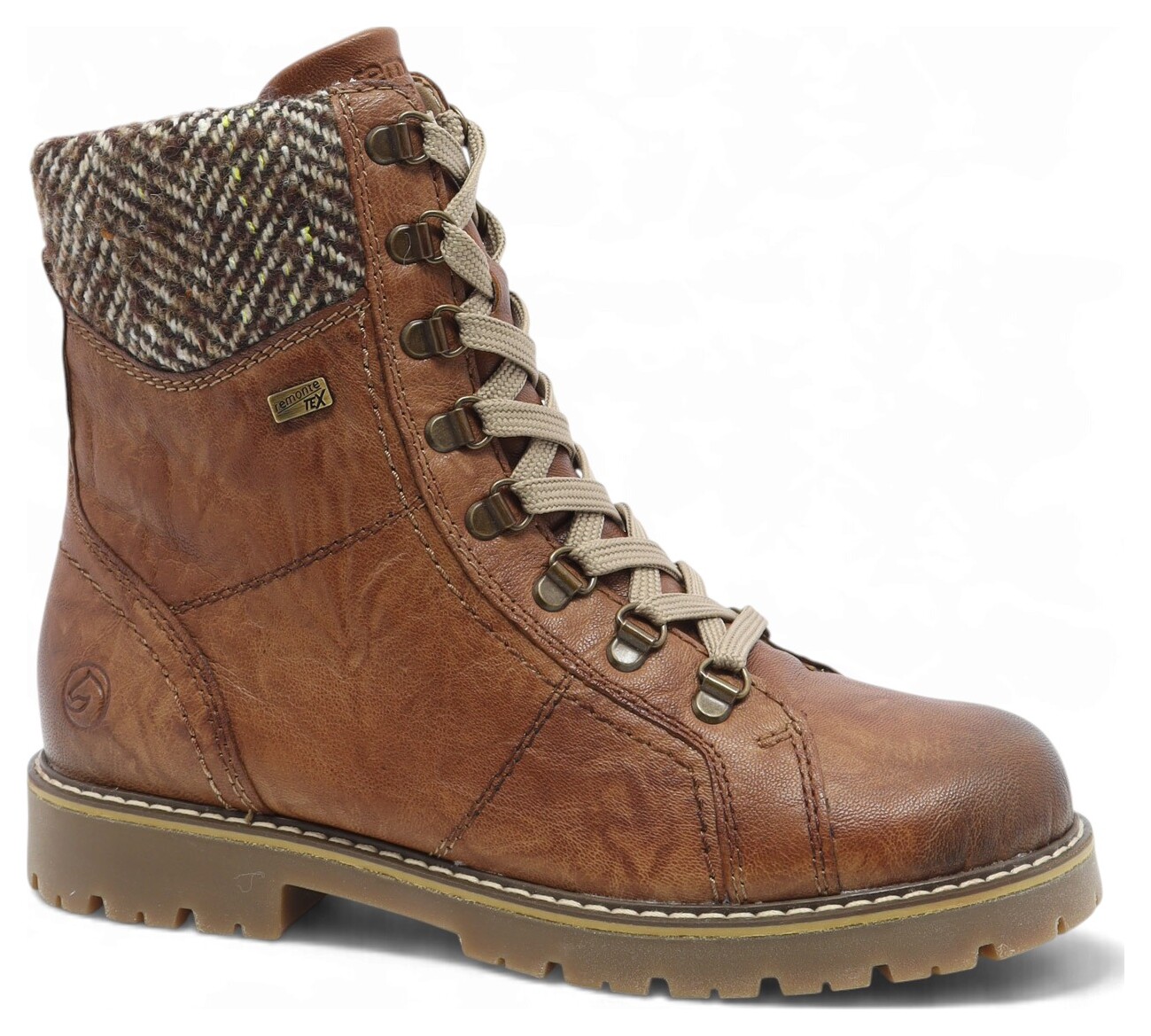 BOTTE LACÉE AVEC FERMOIR DOUBLÉE EN LAIN-93152