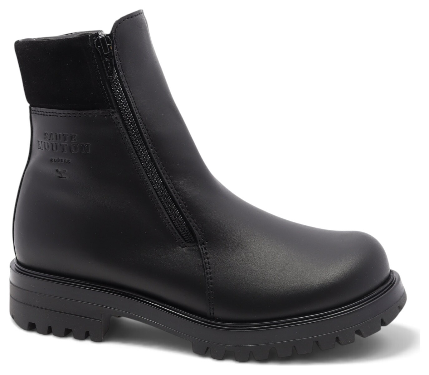 BOTTE 2 ZIPS DOUBLÉE LAINE-93395