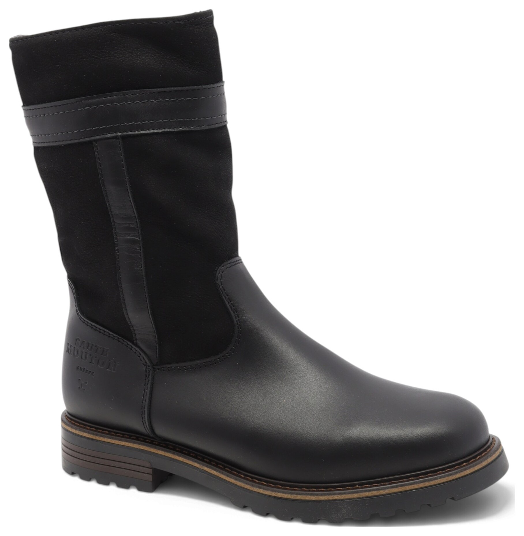 BOTTE 10 PO AVEC FERMETURE ÉCLAIR DOUBLÉ-93418