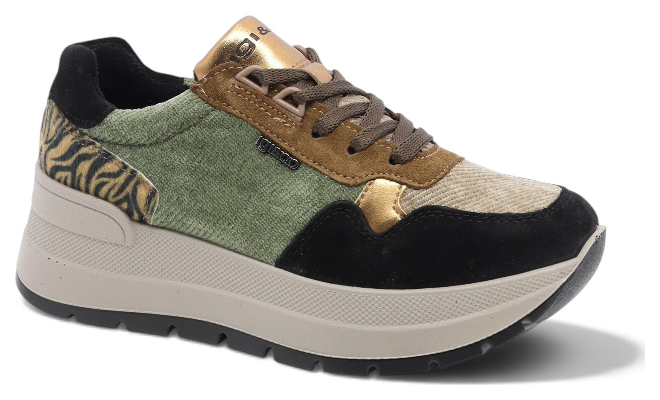 SOULIER LACÉ SUR SEMELLE ÉPAISSE-93632