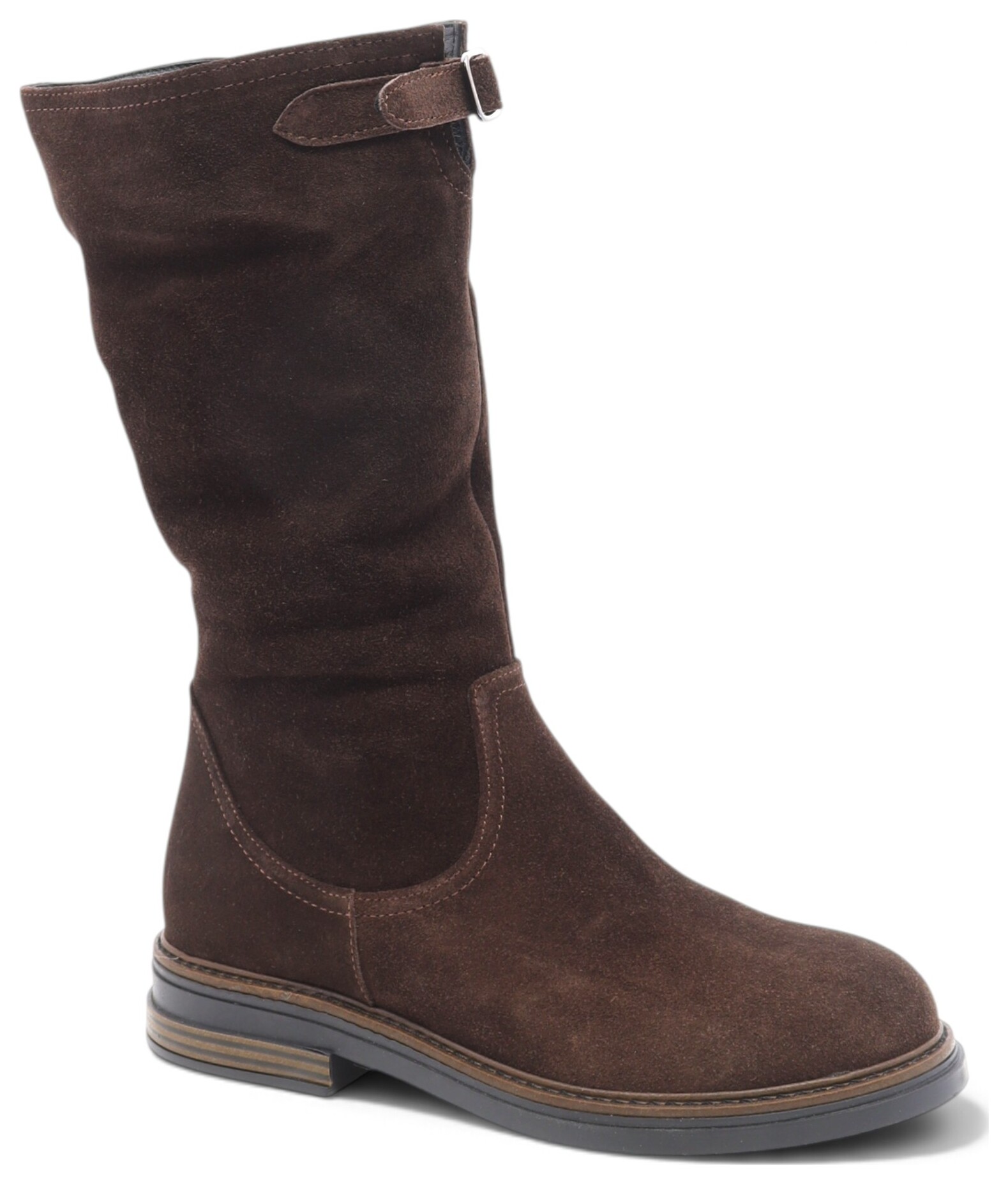 BOTTE MI-JAMBE AVEC FERMOIR SUR TALON BA-93685